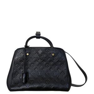 Louis Vuitton Montaigne BB Monogram Empreinte Zwart