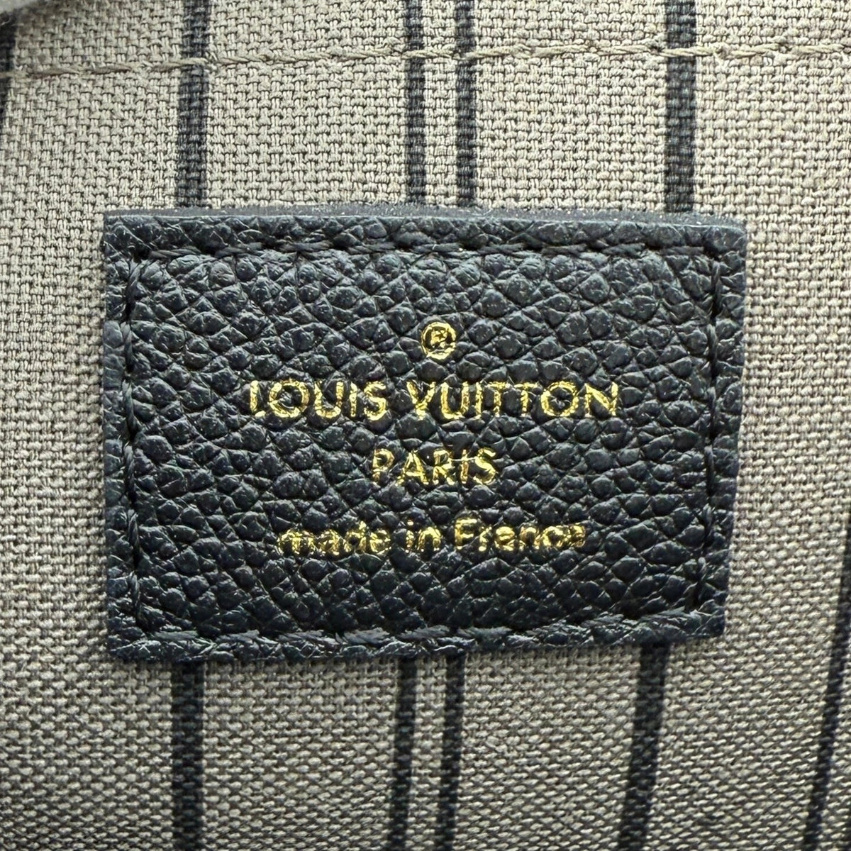 Louis Vuitton Montaigne BB Monogram Empreinte Schwarz / sehr gut Louis Vuitton