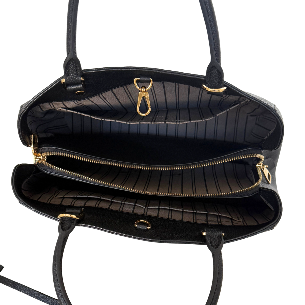 Louis Vuitton Montaigne BB Monogram Empreinte Schwarz / sehr gut Louis Vuitton