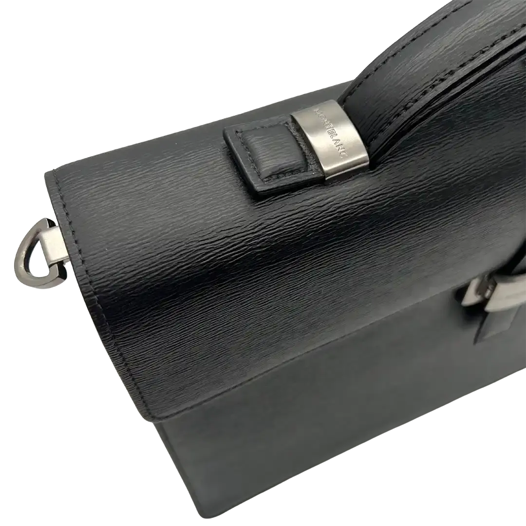 Montblanc 4810 Westside Aktentasche Leder schwarz / ungetragen Montblanc