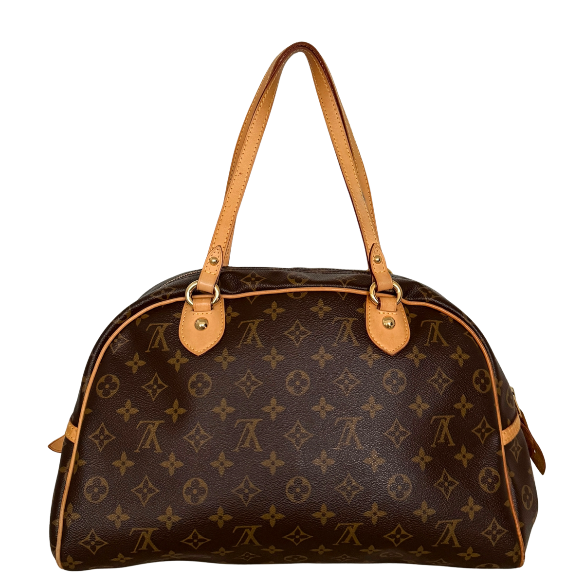 Louis Vuitton Montorgueil GM Schultertasche M95566 Braun / gut Louis Vuitton