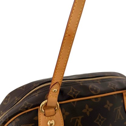Louis Vuitton Montorgueil GM Schultertasche M95566 Braun / gut Louis Vuitton