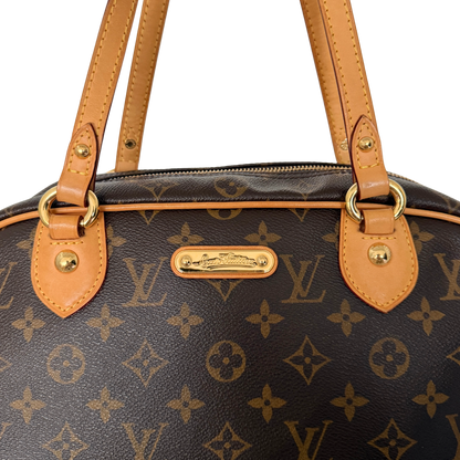 Louis Vuitton Montorgueil GM Schultertasche M95566 Braun / gut Louis Vuitton