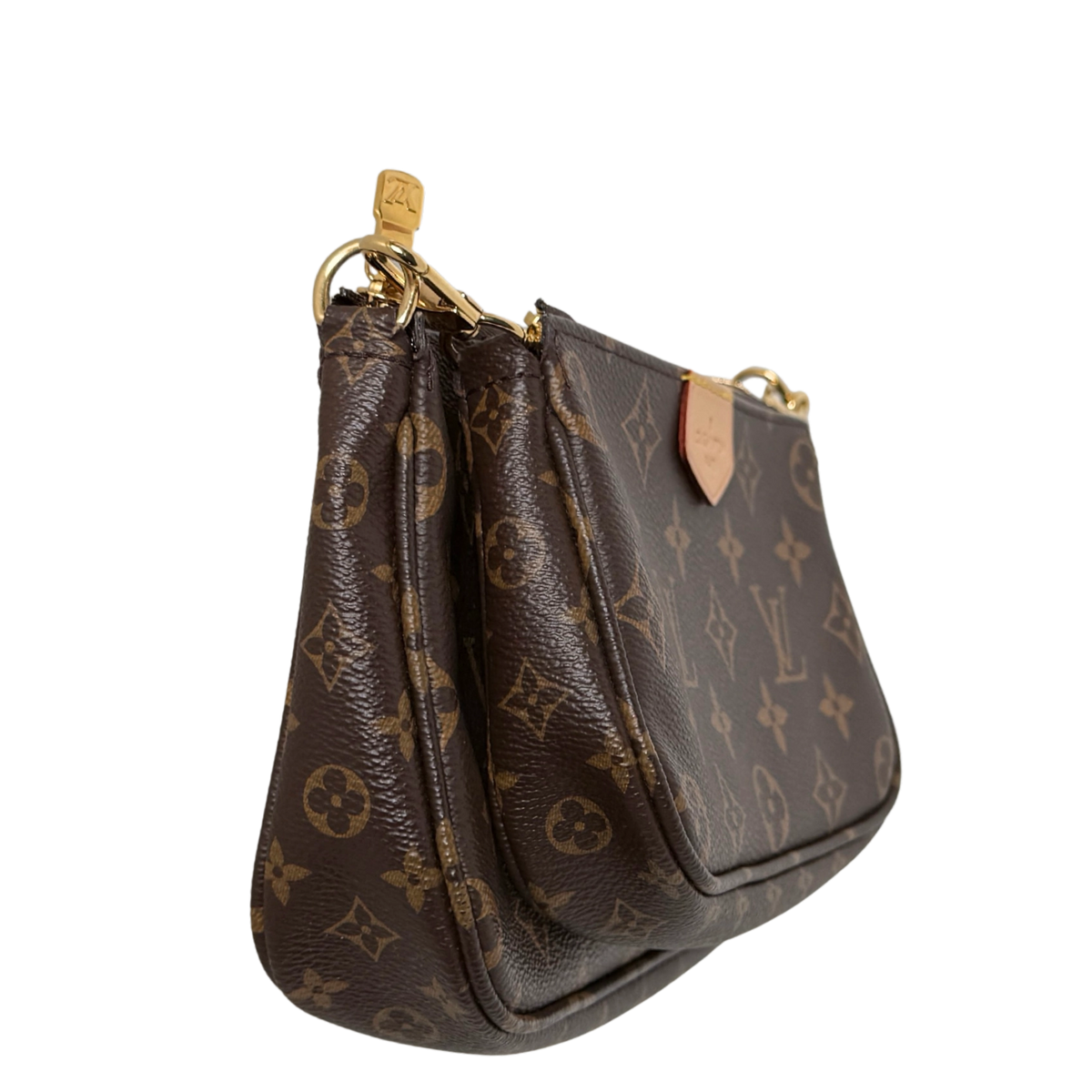 Louis Vuitton Multi Pochette Accessoires Braun Rose Clair Fullset / neuwertig Louis Vuitton
