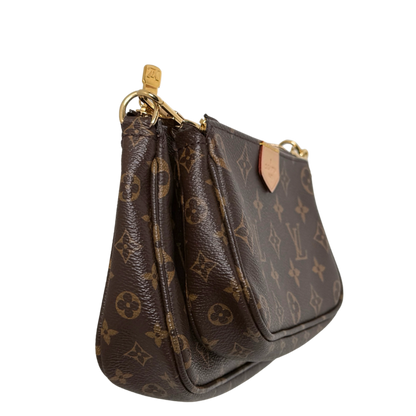 Louis Vuitton Multi Pochette Accessoires Braun Rose Clair Fullset / neuwertig Louis Vuitton