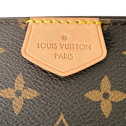 Louis Vuitton Multi Pochette Accessoires Braun Rose Clair Fullset / neuwertig Louis Vuitton