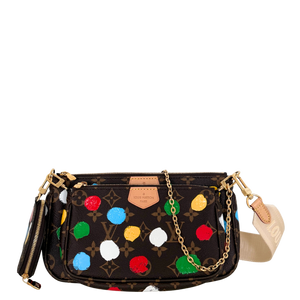 Louis Vuitton x Yayoi Kusama Multi Pochette Accessoires Monogram Dots Veelkleurig