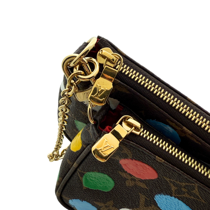Louis Vuitton x Yayoi Kusama Multi Pochette Accessoires Monogram Dots Bunt / neuwertig Louis Vuitton