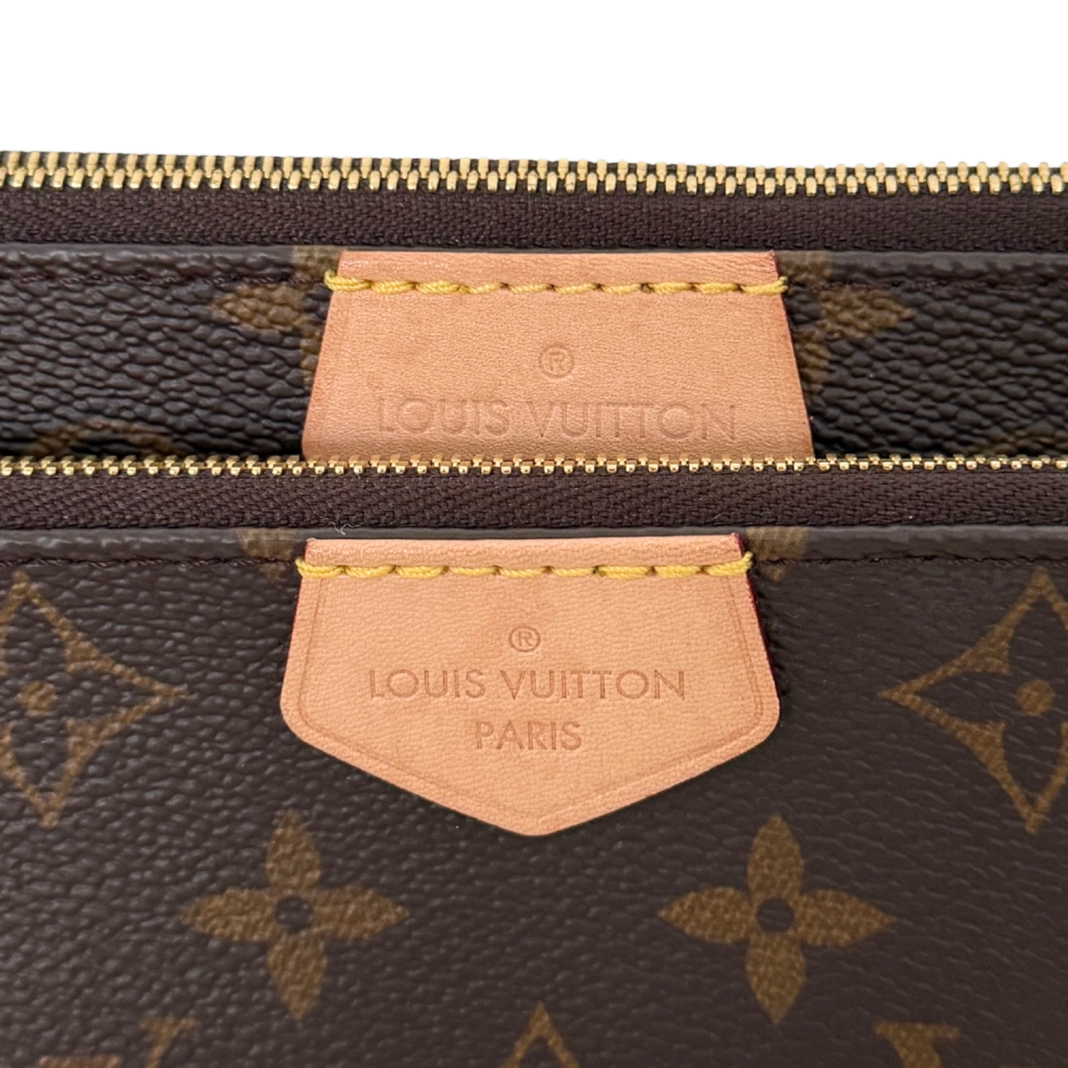 Louis Vuitton Multi Pochette Accessoires Monogram Canvas Braun / sehr gut Louis Vuitton