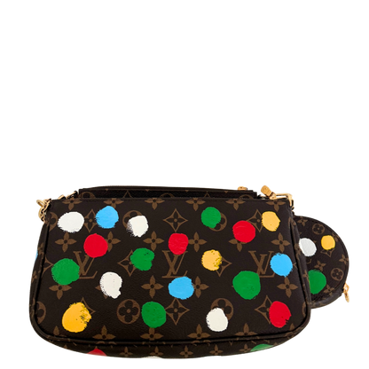 Louis Vuitton x Yayoi Kusama Multi Pochette Accessoires Monogram Dots Bunt / neuwertig Louis Vuitton