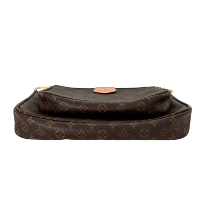 Louis Vuitton Multi Pochette Accessoires Monogram Canvas Braun / sehr gut Louis Vuitton