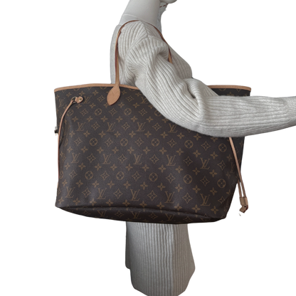 Louis Vuitton Neverfull GM Monogram M46978 Braun Fullset / neuwertig Louis Vuitton