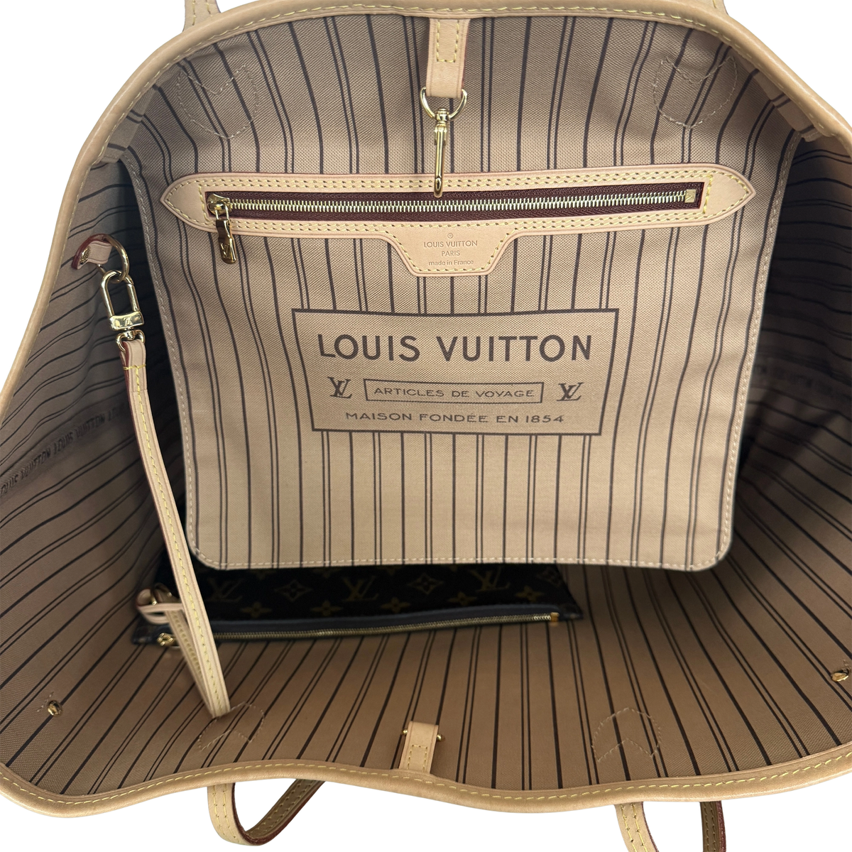 Louis Vuitton Neverfull GM Monogram M46978 Braun Fullset / neuwertig Louis Vuitton