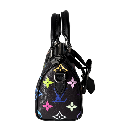 Louis Vuitton LV x TM Nano Speedy Multicolore Noir Fullset / neuwertig Louis Vuitton