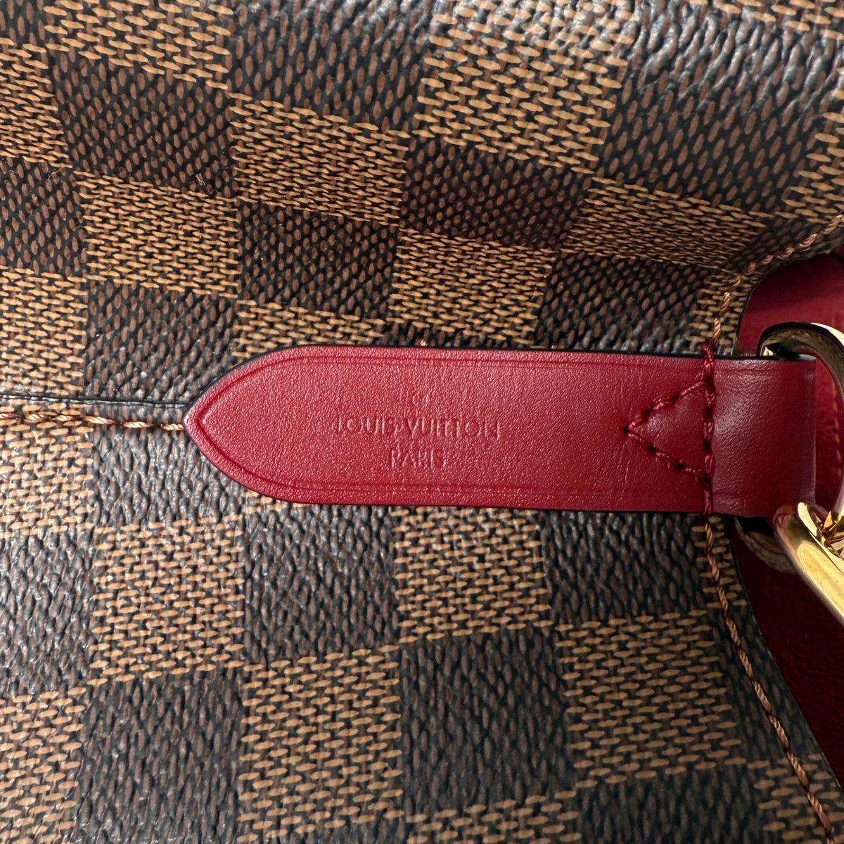 Louis Vuitton Néonoé MM Damier Ebene N40214 Braun / sehr gut Louis Vuitton