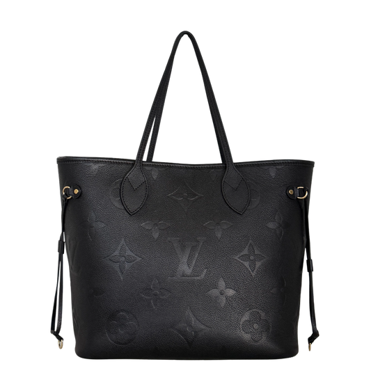 Louis Vuitton Neverfull MM Empreinte Monogram M45685 Schwarz Fullset / sehr gut Louis Vuitton