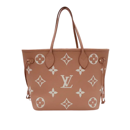Louis Vuitton Neverfull MM Leder Trianon Rosa/Creme Fullset / neuwertig Louis Vuitton