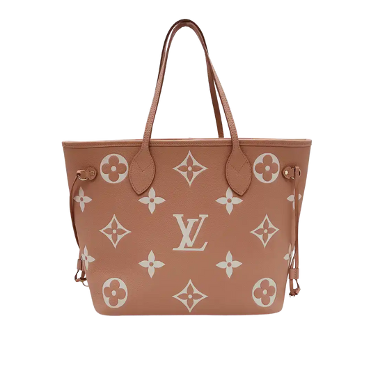 Louis Vuitton Neverfull MM Leder Trianon Rosa/Creme Fullset / neuwertig Louis Vuitton