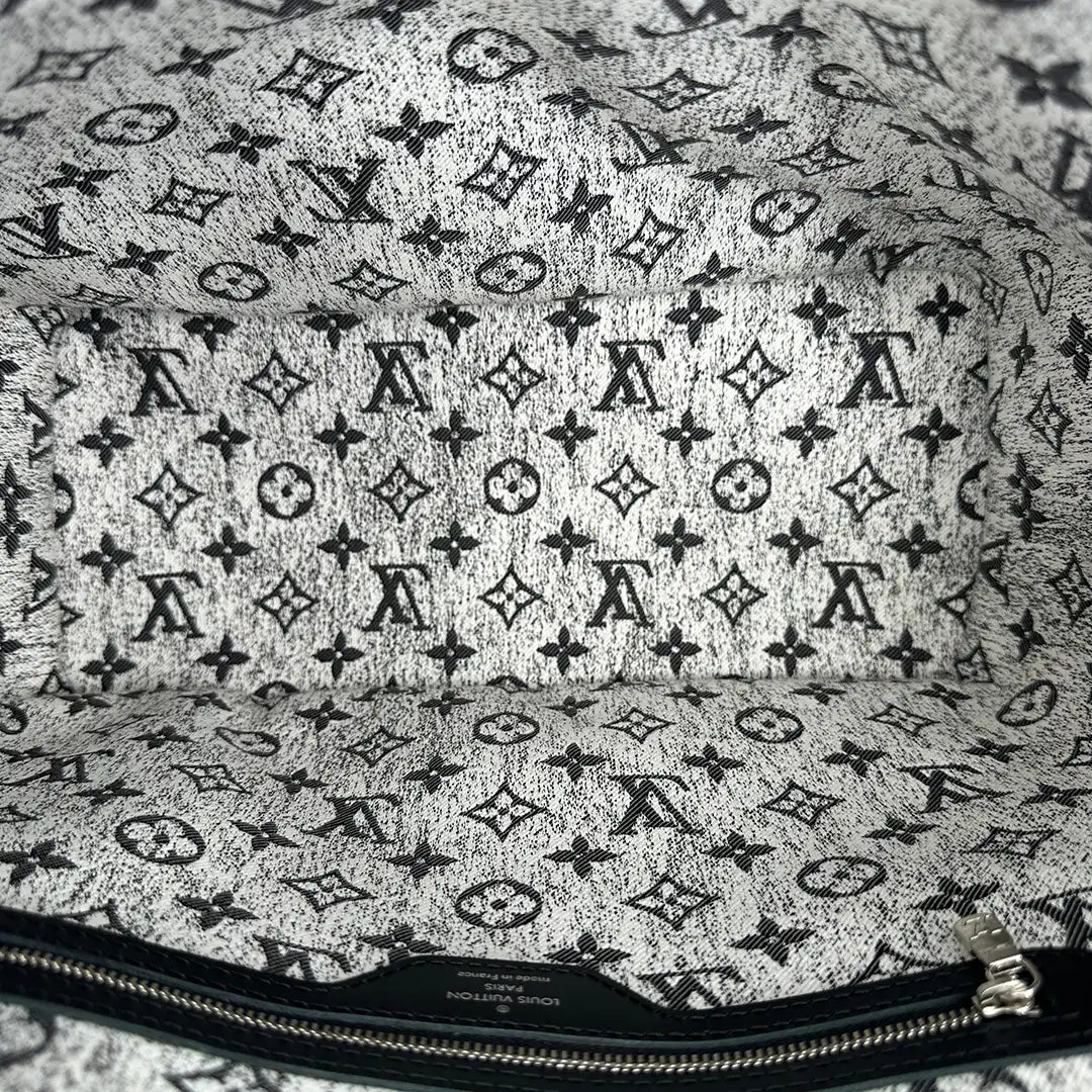 Louis Vuitton Neverfull MM Monogram Jaquard Denim Noir M21465  Fullset / neu Louis Vuitton
