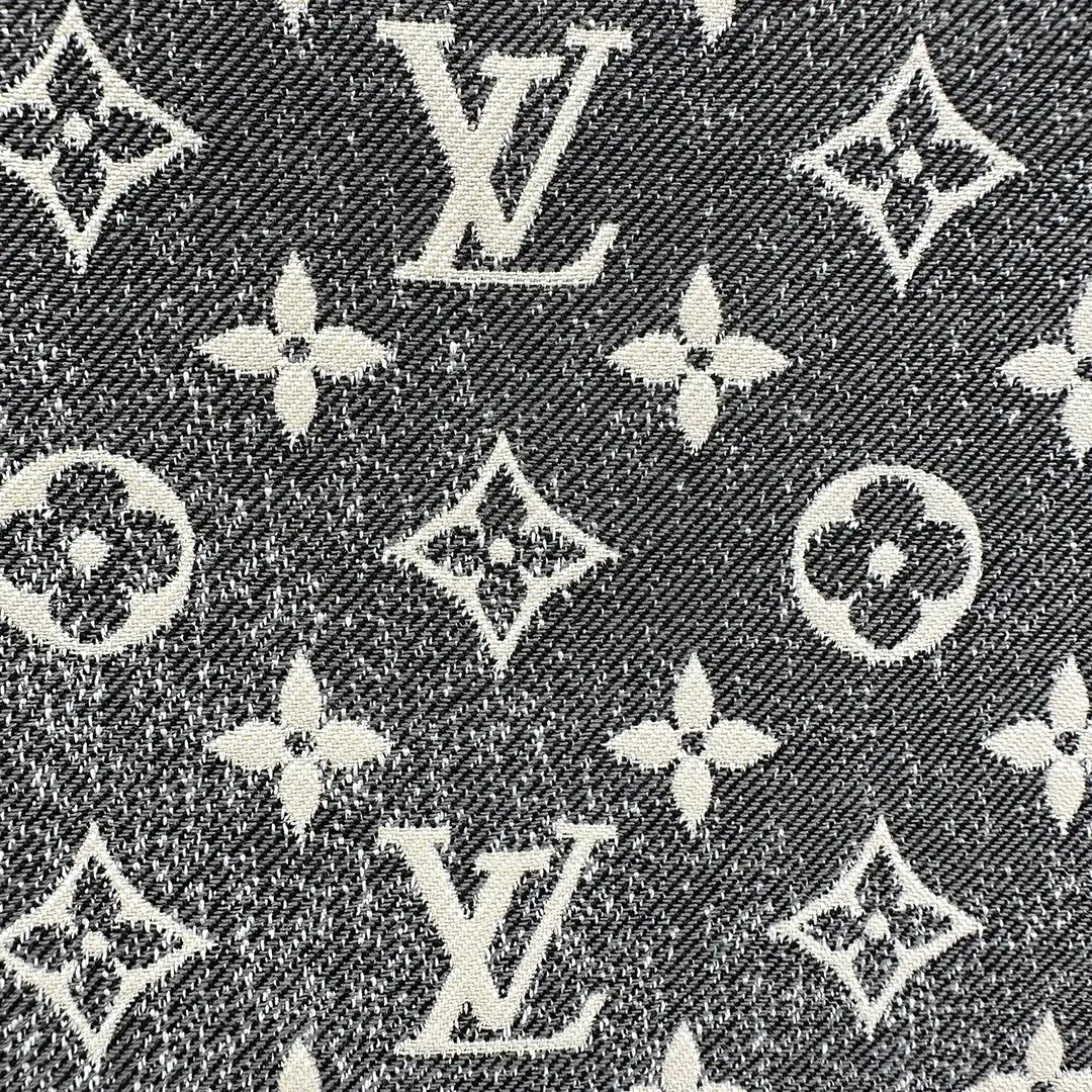 Louis Vuitton Neverfull MM Monogram Jaquard Denim Noir M21465  Fullset / neu Louis Vuitton