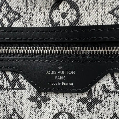 Louis Vuitton Neverfull MM Monogram Jaquard Denim Noir M21465  Fullset / neu Louis Vuitton