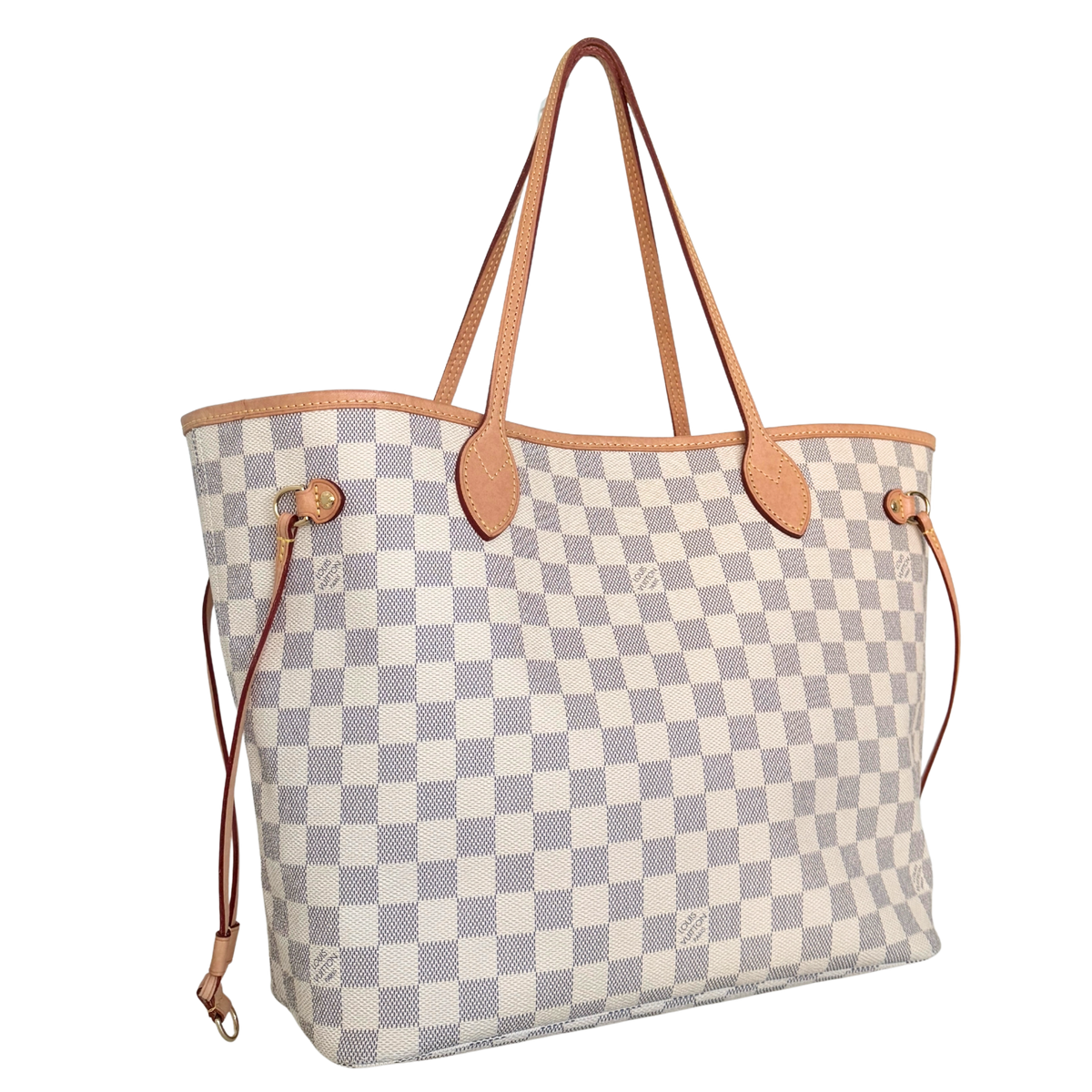 Louis Vuitton Neverfull MM Damier Azur Canvas Beige Fullset / sehr gut Louis Vuitton