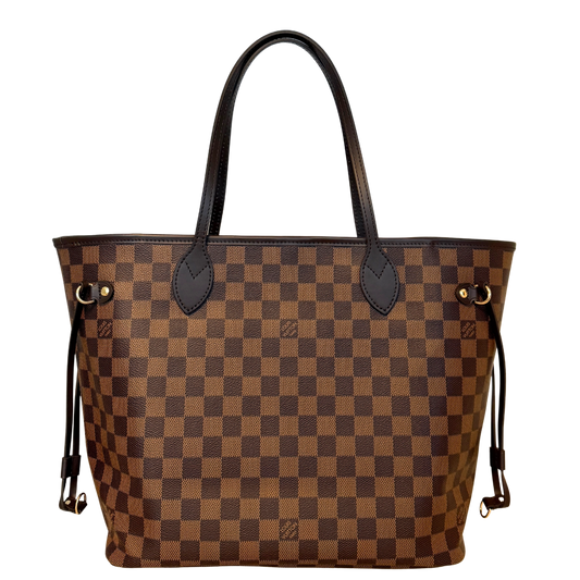 Louis Vuitton Neverfull MM Damier Ebene Brown Full Set 2025 / As New