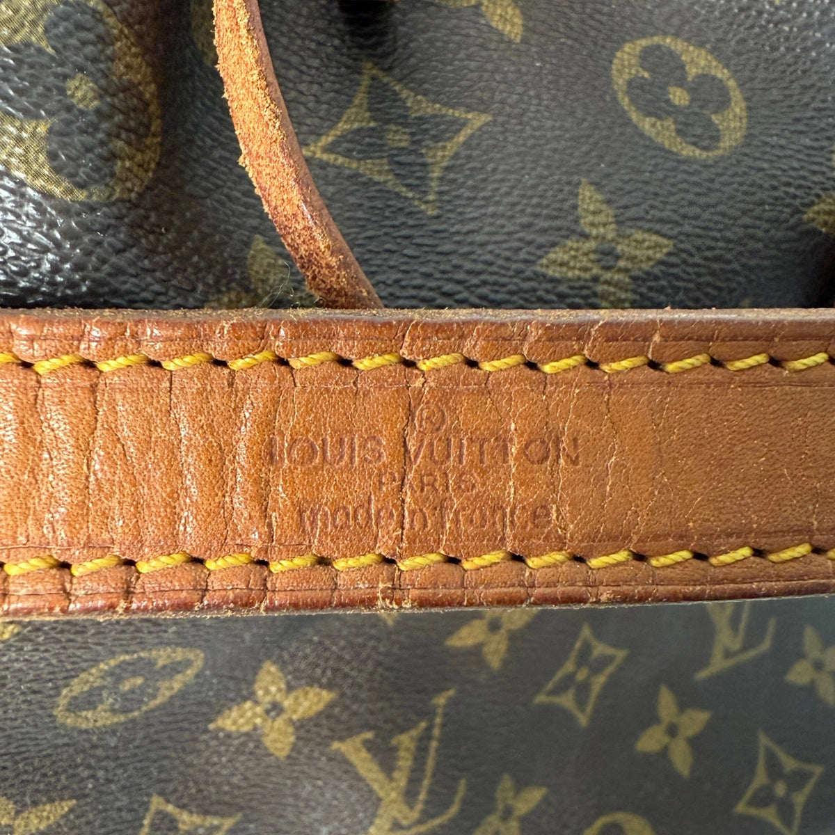 Louis Vuitton Petit Sac Noé Monogram Canvas Braun / gut Echtheitscheck