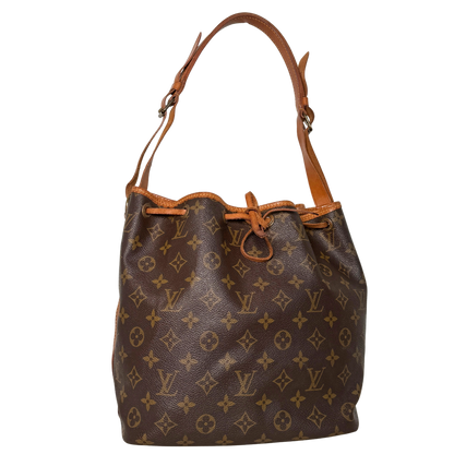 Louis Vuitton Petit Sac Noé Monogram Canvas Braun / gut Echtheitscheck