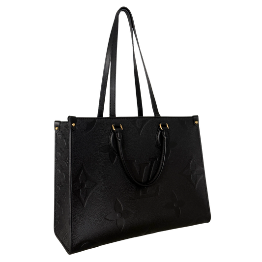 Louis Vuitton Onthego MM Empreinte Leder schwarz M45595 / neuwertig Louis Vuitton