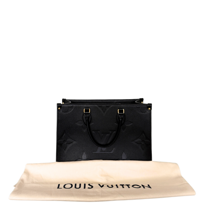 Louis Vuitton Onthego MM Empreinte Leder schwarz M45595 / neuwertig Louis Vuitton