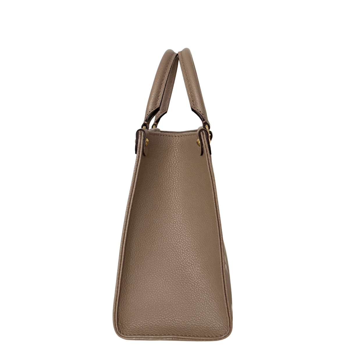Louis Vuitton OnTheGo PM Monogram Empreinte Tourterelle / Creme / sehr gut Louis Vuitton