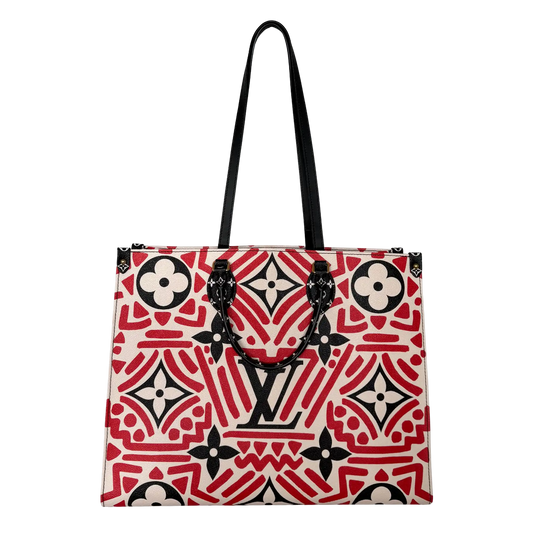 Louis Vuitton Monogram Giant Crafty Onthego GM M45358 Rot / sehr gut Louis Vuitton