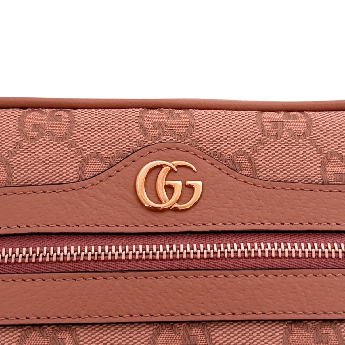 Gucci Ohidia Mini Bag Canvas Pink / neuwertig Gucci