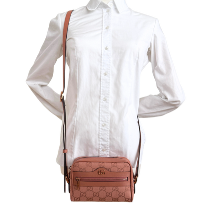 Gucci Ohidia Mini Bag Canvas Pink / neuwertig Gucci