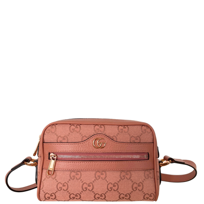 Gucci Ophidia Mini Bag Canvas Pink, neuwertig