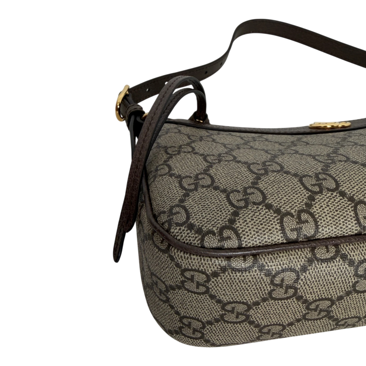Gucci Ophidia Handtasche Small GG Supreme Beige/Ebenholz Gucci