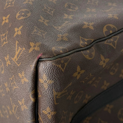 Louis Vuitton Keepall 55 Reisetasche mit Schulterriemen Braun / gut Louis Vuitton