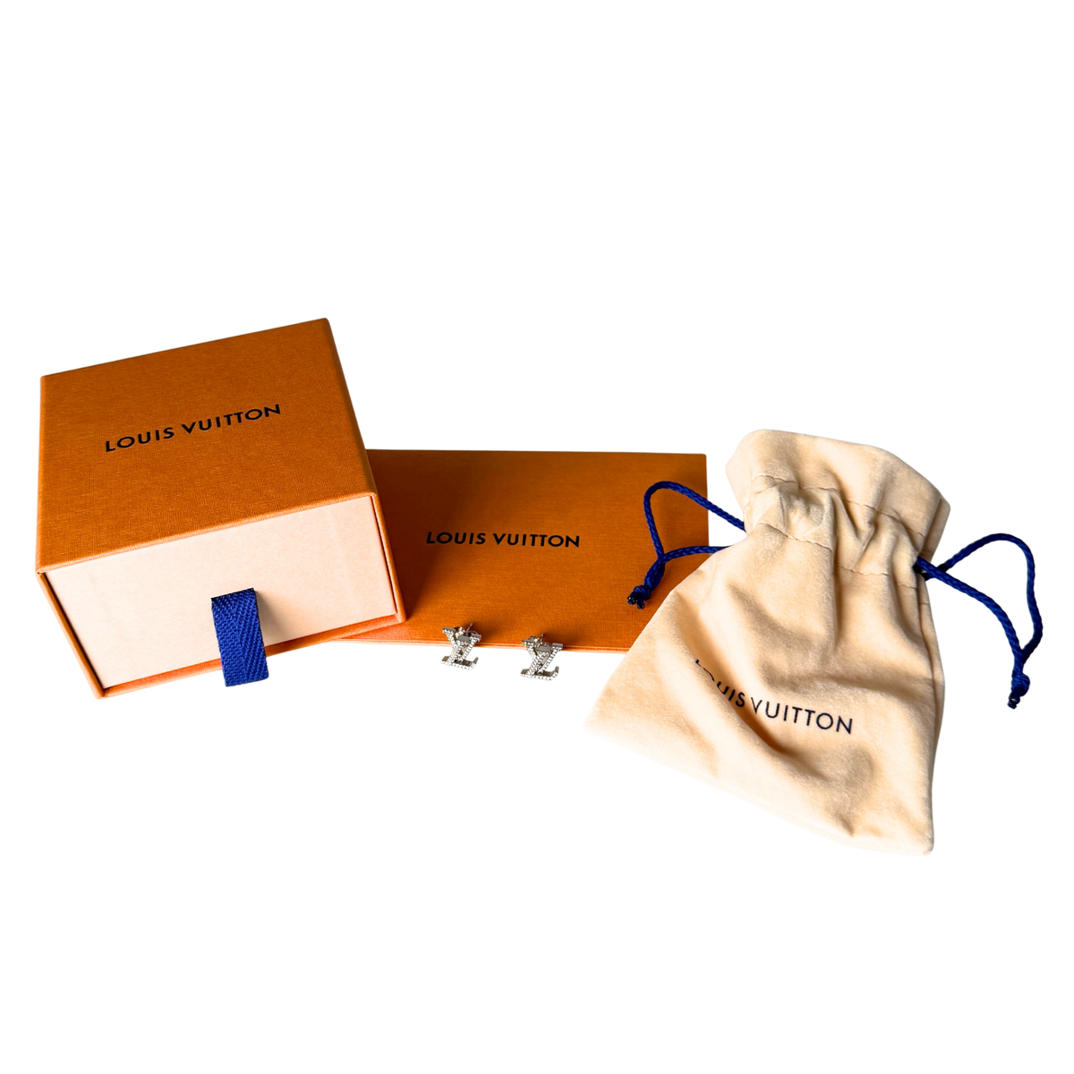 Louis Vuitton LV Iconic oorbellen palladium