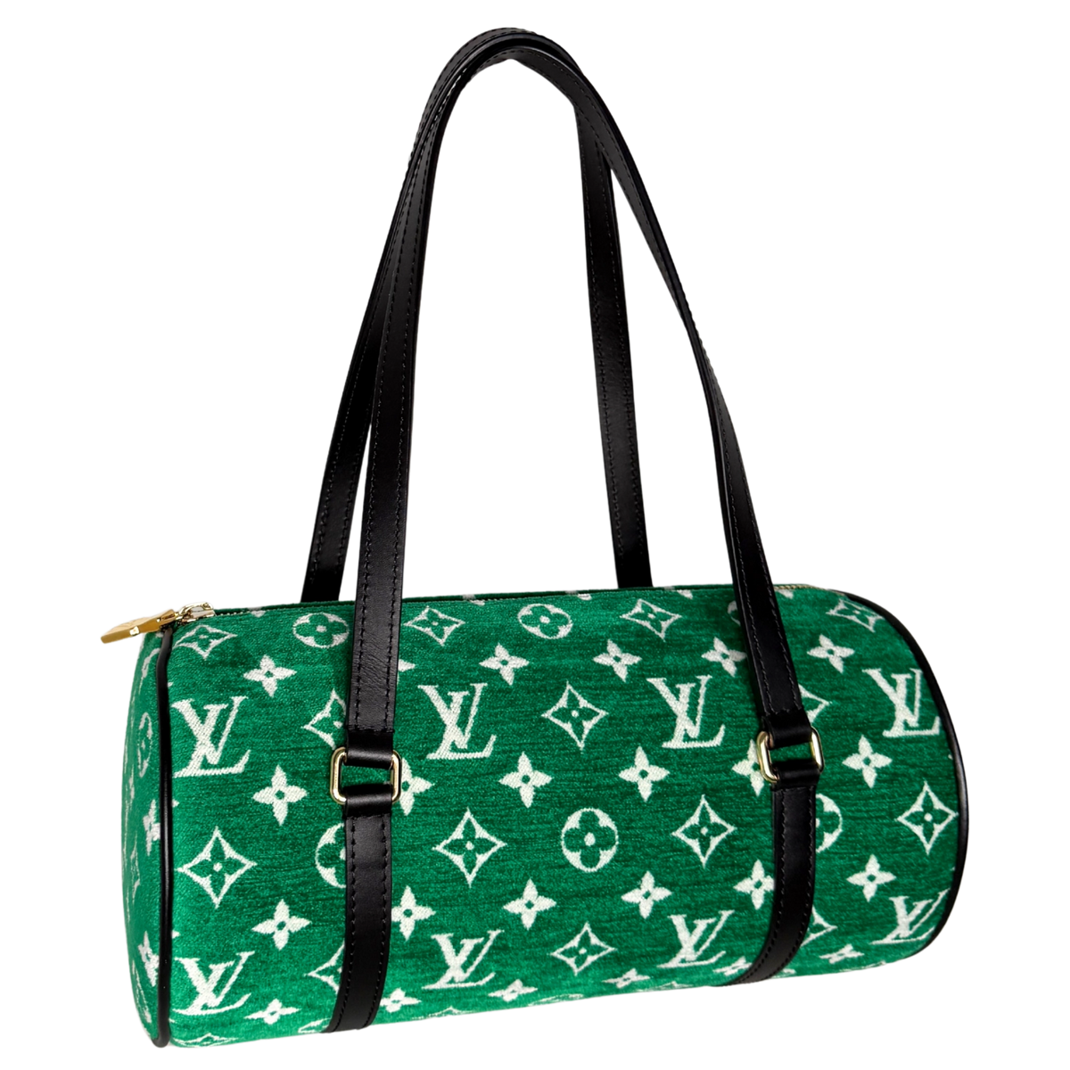 Louis Vuitton Papillon Trunk 26 Samt Monogram Grün / neuwertig Louis Vuitton