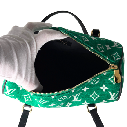 Louis Vuitton Papillon Trunk 26 Samt Monogram Grün / neuwertig Louis Vuitton