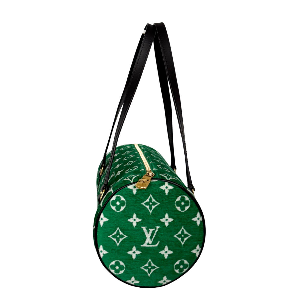 Louis Vuitton Papillon Trunk 26 Samt Monogram Grün / neuwertig Louis Vuitton