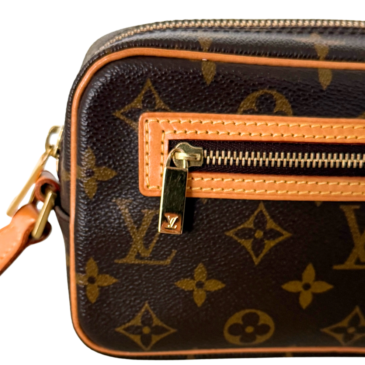Louis Vuitton Pochette Cité Monogram Canvas Braun / sehr gut Louis Vuitton