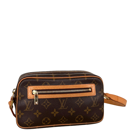 Louis Vuitton Pochette Cité Monogram Canvas Braun / sehr gut Louis Vuitton