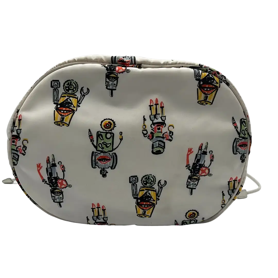 Prada Roboter Bag Nylon weiß selten / gut Prada