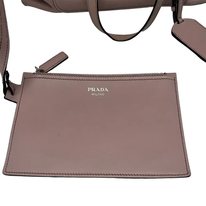 Prada Shopper City Calf Ribbon rosa / akzeptabel Prada