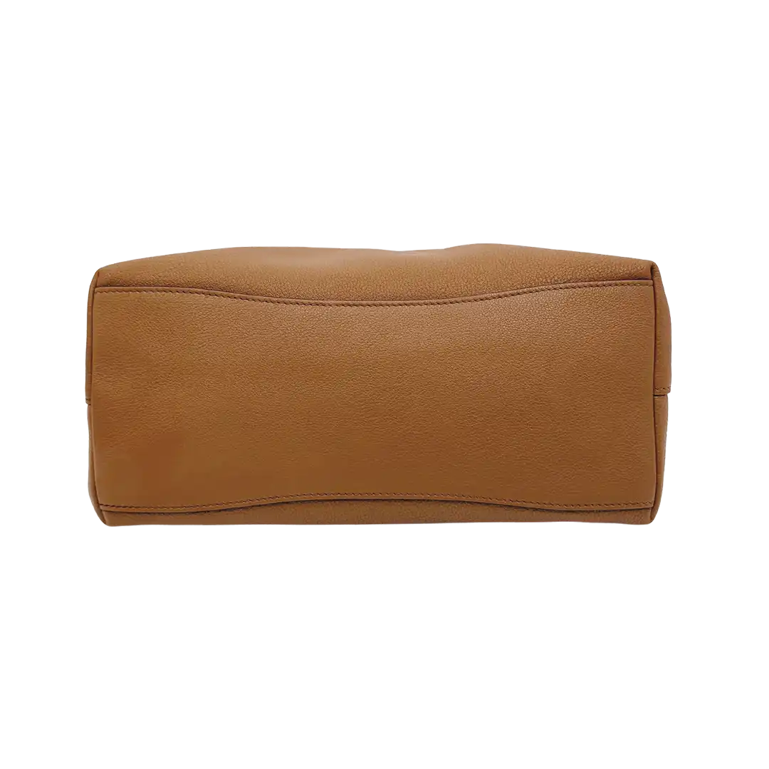 Prada Hobo Schultertasche 1BC051 Leder braun / neuwertig Prada