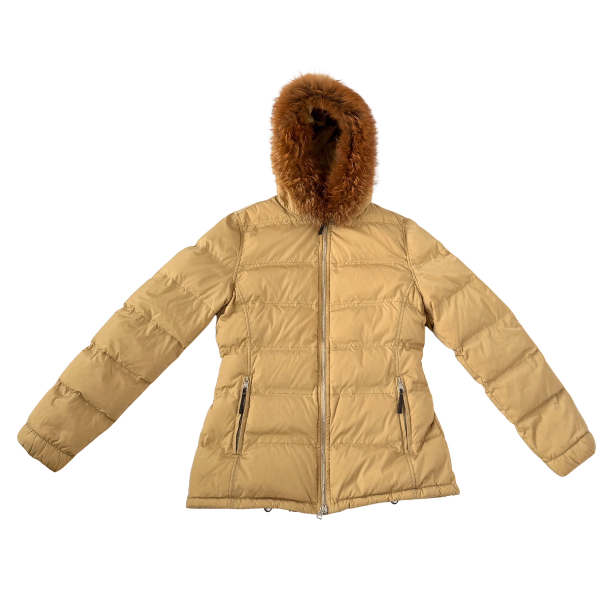 Prada Daunenjacke Größe 44 Beige, sehr gut