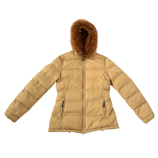 Prada Daunenjacke Größe 44 Beige, sehr gut