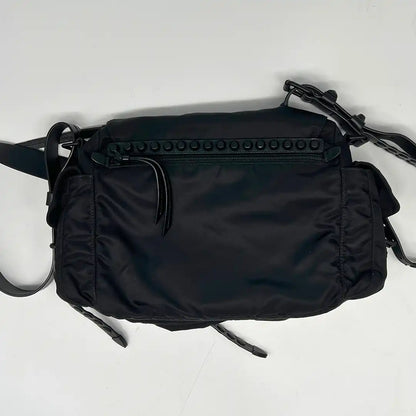 Prada New Vela Umhängetasche Nero all black / sehr gut Prada